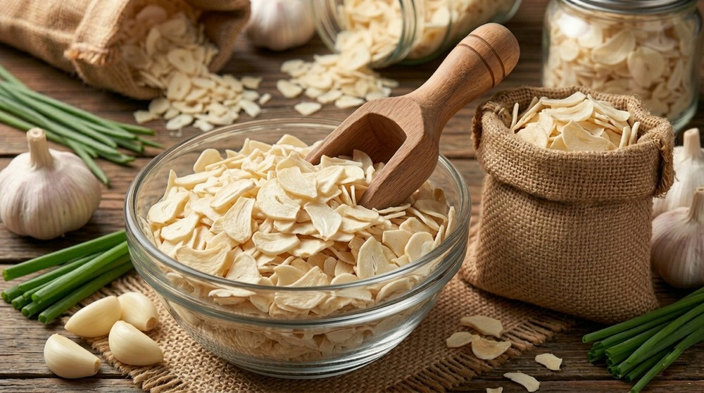 Dehydrated Garlic Flakes